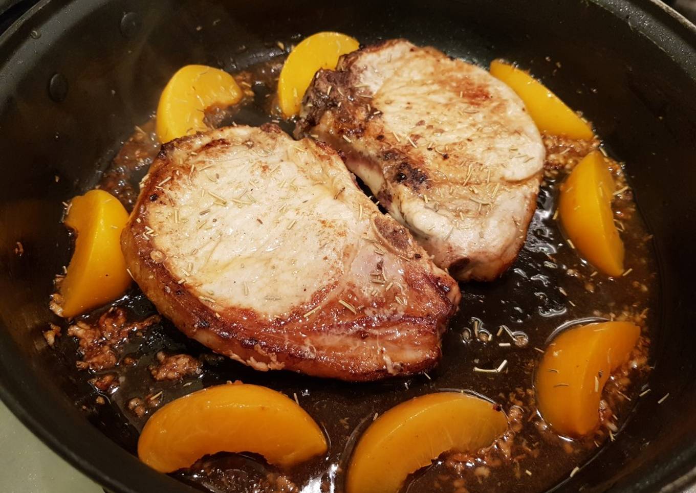 Peachy Pork Chops