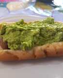 Hot dog chorizo argentino