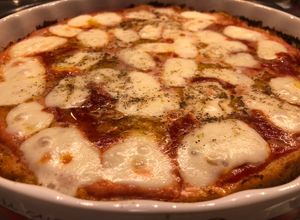 Foto di Finta pizza di cavolfiore