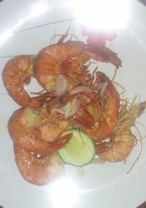 Foto resep Udang bakar madu