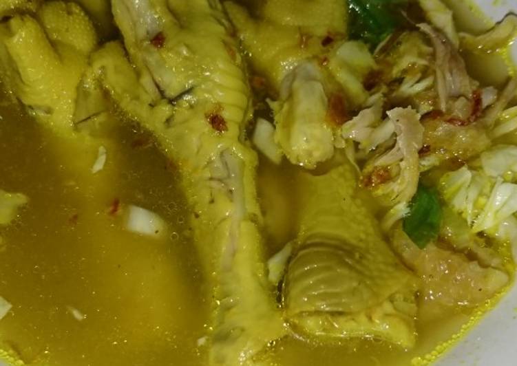 Cara Gampang Membuat 11.Soto ayam simple Bumbu jadi Anti Gagal