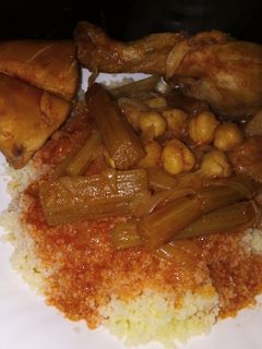 صورة لوصفة كسكس بالخرشف