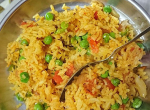 A picture of Veg pulao.