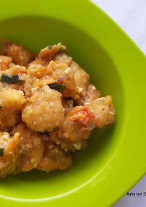 Foto resep Ayam fillet saos telur asin