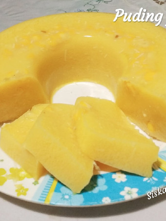 Cara Gampang Membuat Puding JaSuKe (Jagung Susu Keju) Anti Gagal