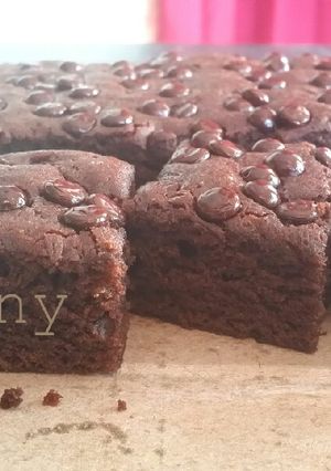 Foto resep Brownies Panggang Chocochips #bandung_recookgiacinta