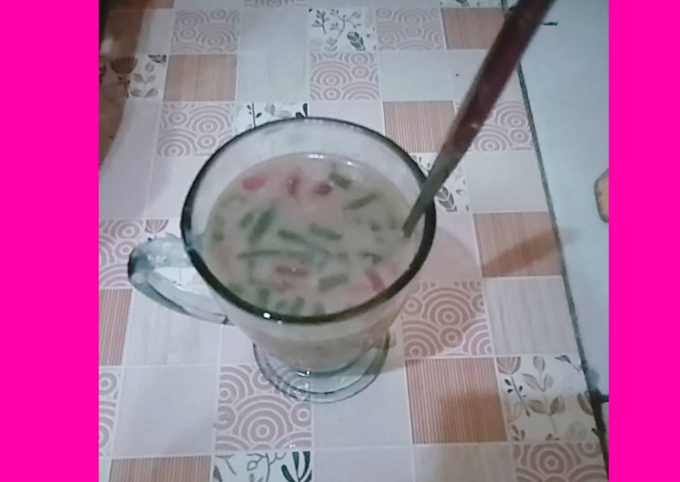 Dawet warna warni enak di lidah