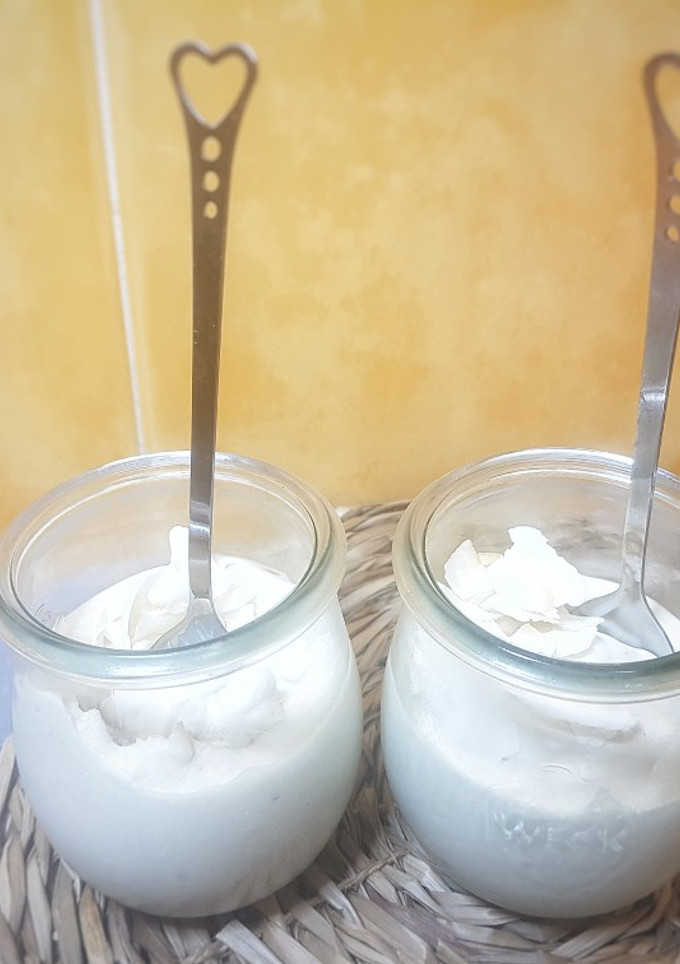 Una foto de Vasitos de coco