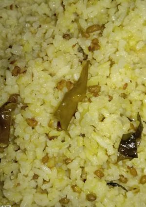 A picture of Fenugreek seeds khichdi.