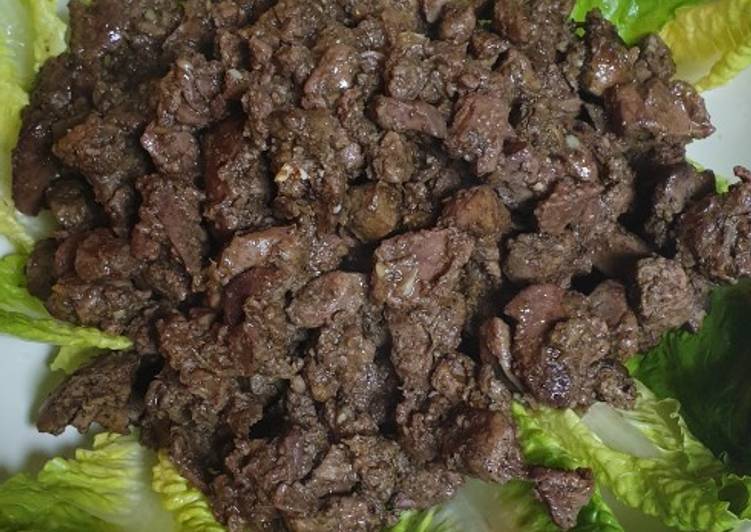 كبدة على الصاج بكشنة هندية 🐑