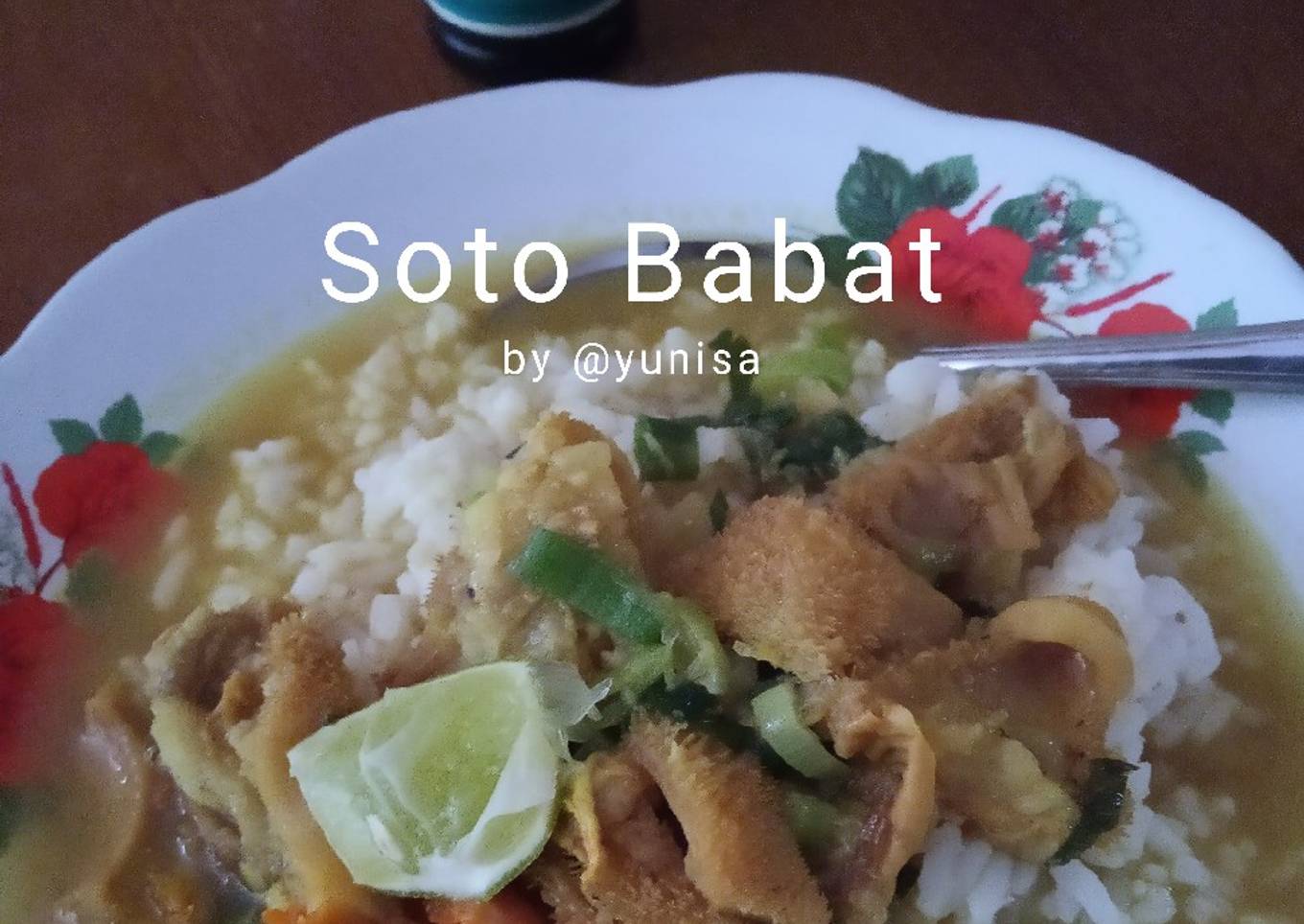 Soto Babat ala emak