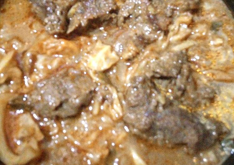 Kari Sapi masak kol