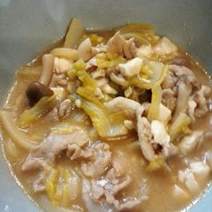 A picture of Pork soup.
