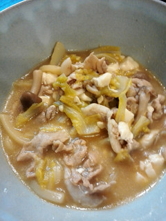 A picture of Pork soup.