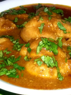 A picture of Chicken Curry/Gravy.