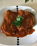Bistec en salsa