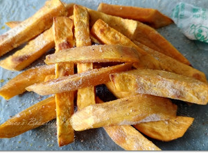 烤箱烤出香酥地瓜薯條(免油炸) 的食譜成品照片