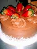 Torta húmeda de chocolate y Ganache de Chocolate