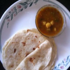 A picture of Homemade butter Naans.