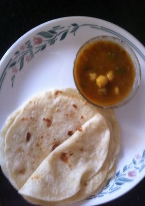 A picture of Homemade butter Naans.