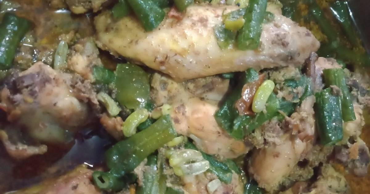 Resep Opor Ayam Buncis Rasanya Maknyus