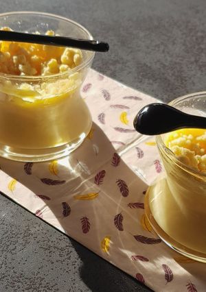 Une photo de °crumble à la crème de citron°