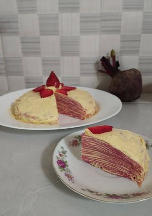 Foto resep Mille crepes kulit bit gluteen free