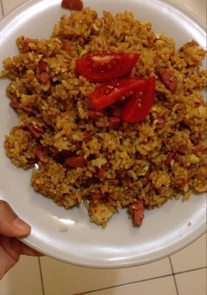 Foto resep Nasi goreng sosis