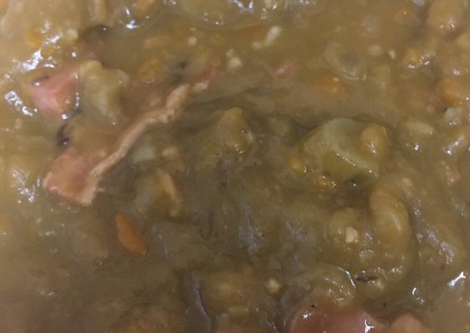 Steps to Prepare Homemade Split green pea soup