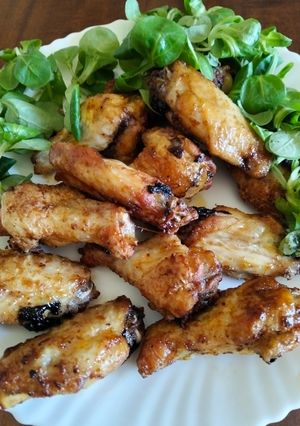 Una foto de Alitas especiadas en freidora de aire