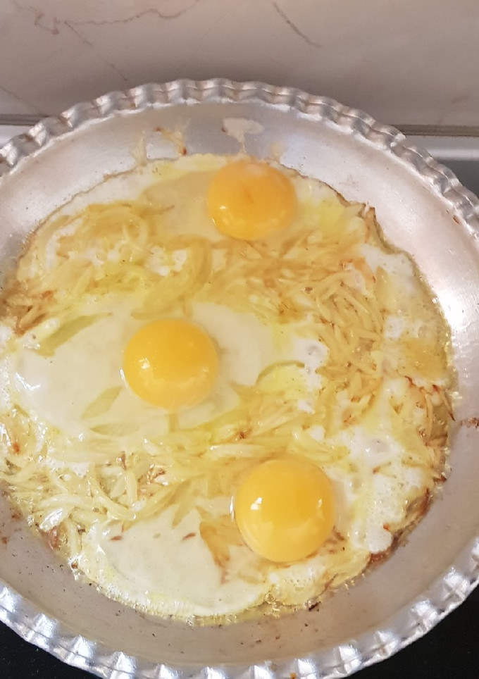 عکسی از دستور یک املت خوشمزه 🤭😋😋😊