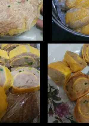 Foto resep Egg chicken roll