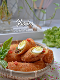 Foto resep Risoles isi Daging Kari & Telur Puyuh