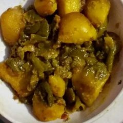 A picture of Capsicum patato vegetable.