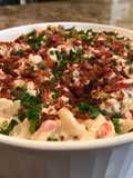 Pimento cheese pasta salad