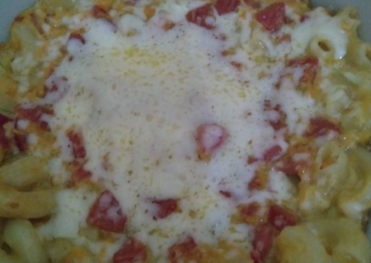 Langkah Mudah untuk Membuat Makaroni pizza simple Anti Gagal