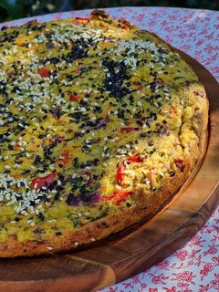 Tofu frittata (vegán) recept fotója