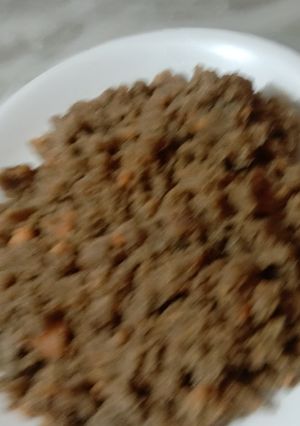 A picture of Bajara churma.
