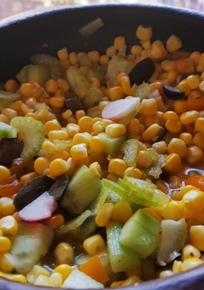Una foto de Ceviche ensalada vegetariana