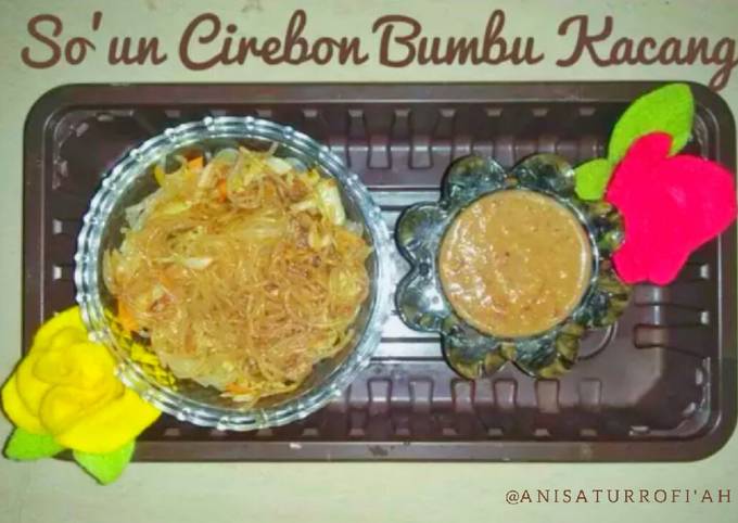 Cara Gampang Membuat Makanan Khas Cirebon~So&#39;un Cirebon Bumbu Kacang, Bisa Manjain Lidah