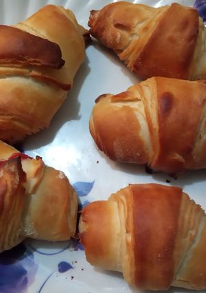 A picture of Croissant recipe /ramazan special/ eggless and without oven.