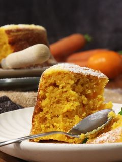 Foto de Bolo de Cenoura e Tangerina