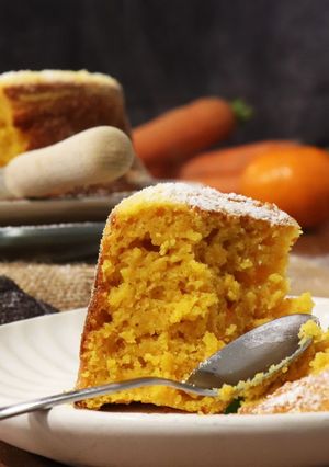 Foto de Bolo de Cenoura e Tangerina