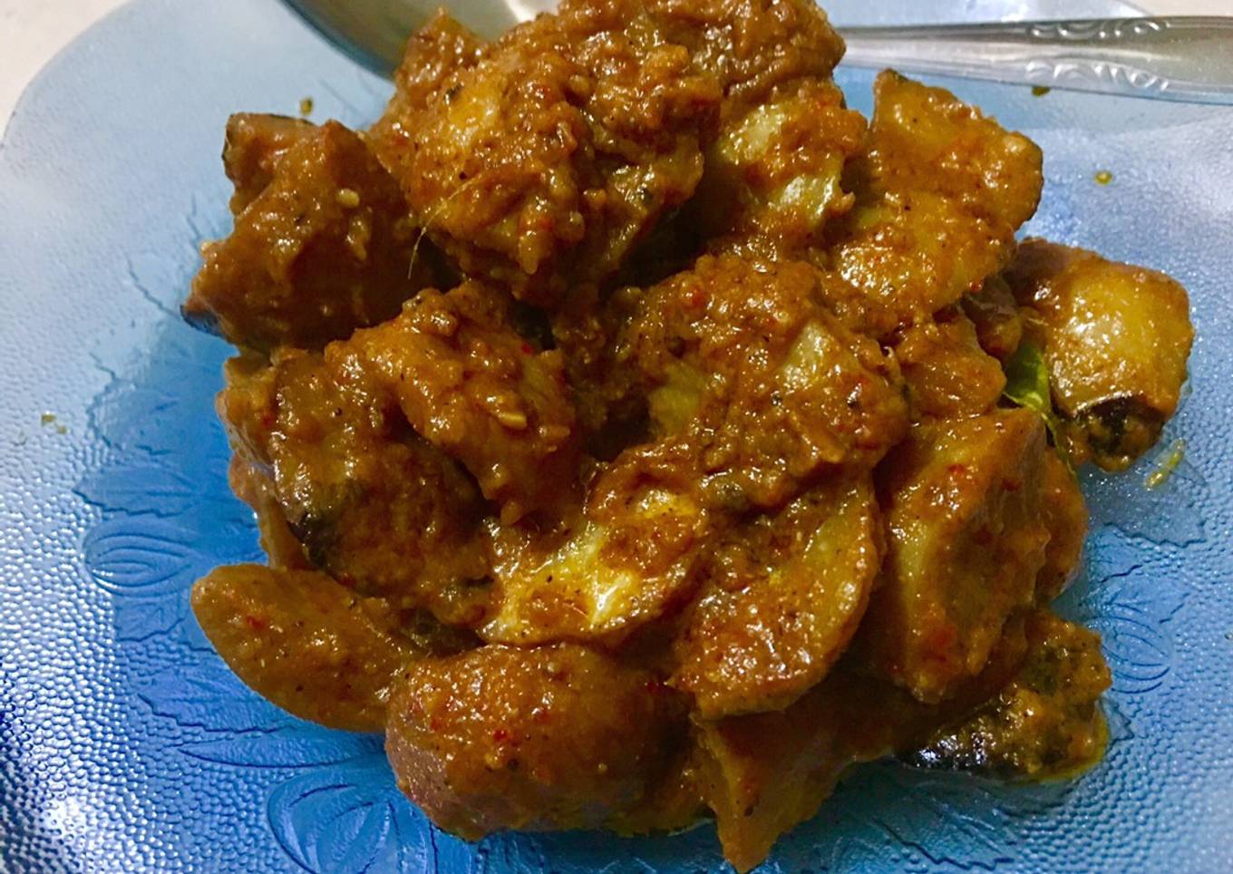 Rendang jengkol non santen