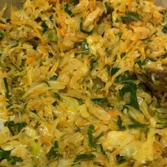A picture of Yummy 😋 cabbage.
