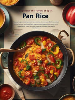A picture of Arroz con Sarten (Rice with Pan) for One.