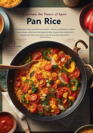 A picture of Arroz con Sarten (Rice with Pan) for One.