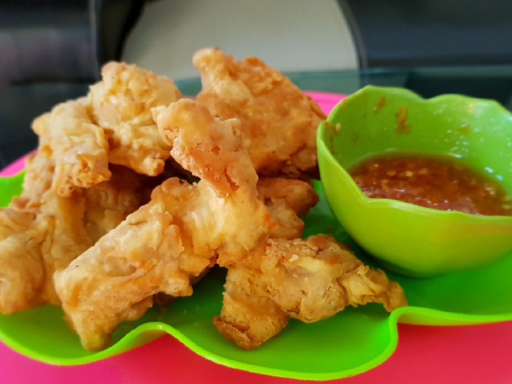 Resep Telor krispi sambal geprek, Bisa Manjain Lidah