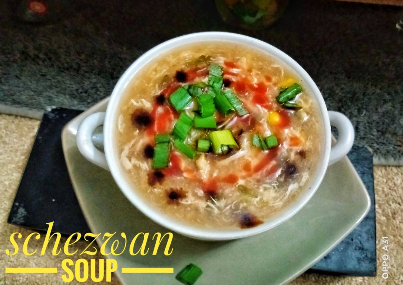 Schezwan soup