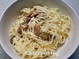 Νουντλς Udon με μανιτάρια και Jalapenos C&G